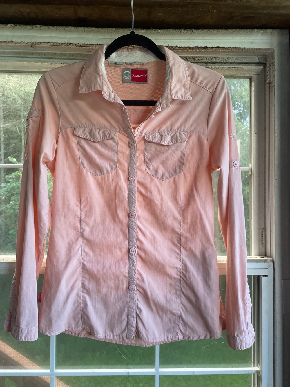 Craghoppers Women's Long-Sleeve Pink Outdoors Sh - insect resistant